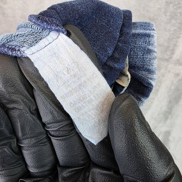 GAYA Pants Womens S Blue Acid Wash High Rise Tapered Pull On Elastic Waist Boho - Picture 11 of 11